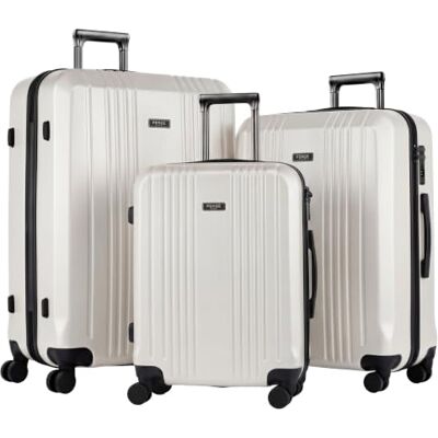 FERGÉ Kofferset 3 TLG Hartschale mit TSA-Zahlenschloß Cannes Reisekoffer Trolley-Set (Handgepäck, L, XL) 3er Set Hartschalenkoffer Roll-Koffer 4 sanfte Rollen robuster Polycarbonat Koffer FERGÉ Kofferset 3 TLG Hartschale mit TSA-Zahlenschloß Cannes Reisekoffer Trolley-Set (Handgepäck, L, XL) 3er Set Hartschalenkoffer Roll-Koffer 4 sanfte Rollen robuster Polycarbonat Koffer