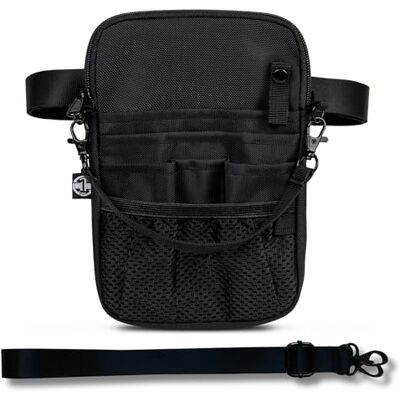 First Lifesaver 4-in-1 Convertible Nurse Fanny Pack Silver Hardware First Lifesaver 4-in-1 Convertible Nurse Fanny Pack Silver Hardware