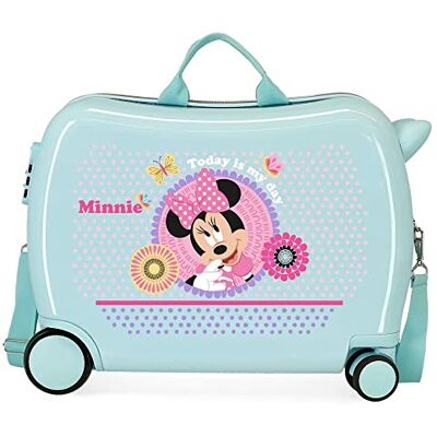 Disney Minnie Today is my day Kabinenkoffer Blau 38 x 55 x 20 cm Starres ABS Seitliches Zahlenschloss 34L 2 kg 4 Doppelrollen Handgepäck Disney Minnie Today is my day Kabinenkoffer Blau 38 x 55 x 20 cm Starres ABS Seitliches Zahlenschloss 34L 2 kg 4 Doppelrollen Handgepäck