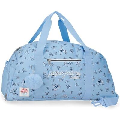 Pepe Jeans Olivia Hellblaue Reisetasche 55x27x20 cm Polyester 29.7L von Joumma Bags Pepe Jeans Olivia Hellblaue Reisetasche 55x27x20 cm Polyester 29.7L von Joumma Bags