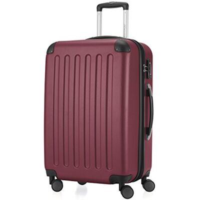 Hauptstadtkoffer Spree Koffer 65 cm + Digitaler Kofferanhänger, mittelgroßer Trolley erweiterbar + Luggage-Tag, Check-In Flug-Gepäck 158 cm Flugreisen Rollkoffer mittelgroß, 4 Rollen, TSA, Burgund Hauptstadtkoffer Spree Koffer 65 cm + Digitaler Kofferanhänger, mittelgroßer Trolley erweiterbar + Luggage-Tag, Check-In Flug-Gepäck 158 cm Flugreisen Rollkoffer mittelgroß, 4 Rollen, TSA, Burgund