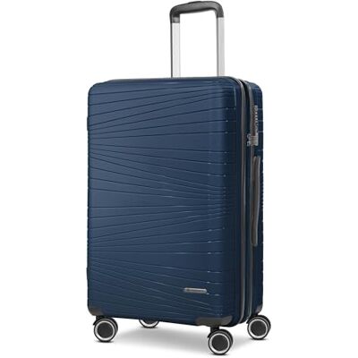 Franky Dallas 3.0 Hartschalen-Trolley mit 4 Rollen 65cm Ausgestattet mit TSA-Schloss, Dehnfalte, Leicht Carry on Luggage für Männer-Frauen Ideal für Flug-Geschäftsreisen Franky Dallas 3.0 Hartschalen-Trolley mit 4 Rollen 65cm Ausgestattet mit TSA-Schloss, Dehnfalte, Leicht Carry on Luggage für Männer-Frauen Ideal für Flug-Geschäftsreisen