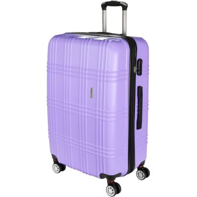 BRUBAKER Hartschalen Reisekoffer Bahamas Erweiterbarer Rollkoffer mit Zahlenschloss, 4 Rollen und Teleskopgriff ABS Koffer 49 x 76,5 x 32 cm Hartschalenkoffer (XL Flieder Lila) BRUBAKER Hartschalen Reisekoffer Bahamas Erweiterbarer Rollkoffer mit Zahlenschloss, 4 Rollen und Teleskopgriff ABS Koffer 49 x 76,5 x 32 cm Hartschalenkoffer (XL Flieder Lila)