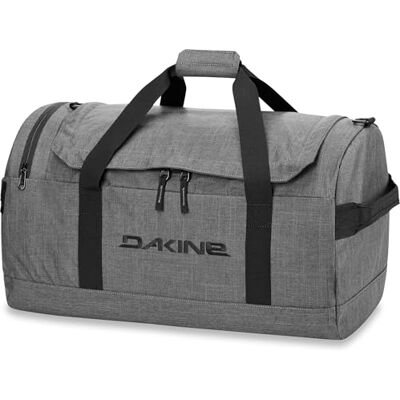 Dakine EQ Duffle 50L – Sport- & Reisetasche in Carbon – mit Reißverschluss, Tragegurt & Seitentasche – für Fitness, Reisen & Alltag Dakine EQ Duffle 50L – Sport- & Reisetasche in Carbon – mit Reißverschluss, Tragegurt & Seitentasche – für Fitness, Reisen & Alltag