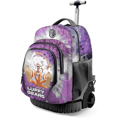 One Piece Luffy Gear 5-FAN GTS Trolley-Rucksack, Lila, 32 x 47 cm, Kapazität 30 L One Piece Luffy Gear 5-FAN GTS Trolley-Rucksack, Lila, 32 x 47 cm, Kapazität 30 L