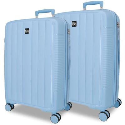 Roll Road Acadia Gepäckset 65/75 cm, aus starrem Polypropylen, integriertes Kombinationsschloss 172L 7.6 kg, 4 Doppelräder, ausziehbar Roll Road Acadia Gepäckset 65/75 cm, aus starrem Polypropylen, integriertes Kombinationsschloss 172L 7.6 kg, 4 Doppelräder, ausziehbar