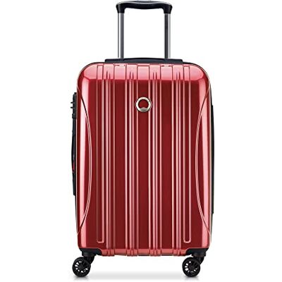 DELSEY Gepäck Helium Aero Handgepäck Spinner Trolley, Ziegelrot, Carry-On 21 Inch, Helium Aero Hardside Erweiterbares Gepäck mit Spinner-Rädern DELSEY Gepäck Helium Aero Handgepäck Spinner Trolley, Ziegelrot, Carry-On 21 Inch, Helium Aero Hardside Erweiterbares Gepäck mit Spinner-Rädern