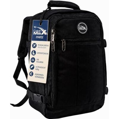 Cabin Max Handgepäck Rucksack Reiserucksack Ryanair Handgepäck 40x30x20 24L 40x30x20 cm, Ryanair, EasyJet, Wizz Air, Vueling, Volotea, Transavia, Air Lingus, 24L, Reisetasche, Wochenendtasche Cabin Max Handgepäck Rucksack Reiserucksack Ryanair Handgepäck 40x30x20 24L 40x30x20 cm, Ryanair, EasyJet, Wizz Air, Vueling, Volotea, Transavia, Air Lingus, 24L, Reisetasche, Wochenendtasche