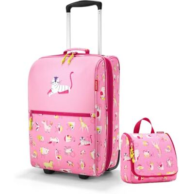 reisenthel Kids Set ABC Friends pink – Kinder Trolley XS 19 l + Toiletbag 3 l Koffer & Kulturtasche im Set Leicht, robust & kindgerecht für Reisen, Urlaub & Freizeit reisenthel Kids Set ABC Friends pink – Kinder Trolley XS 19 l + Toiletbag 3 l Koffer & Kulturtasche im Set Leicht, robust & kindgerecht für Reisen, Urlaub & Freizeit