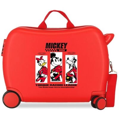 Disney Joumma Mickey Racing Kinderkoffer Rot 50x38x20 cm Hartschale ABS Seitliches Zahlenschloss 34 l 2,1 kg 2 Doppelrollen Handgepäck Disney Joumma Mickey Racing Kinderkoffer Rot 50x38x20 cm Hartschale ABS Seitliches Zahlenschloss 34 l 2,1 kg 2 Doppelrollen Handgepäck