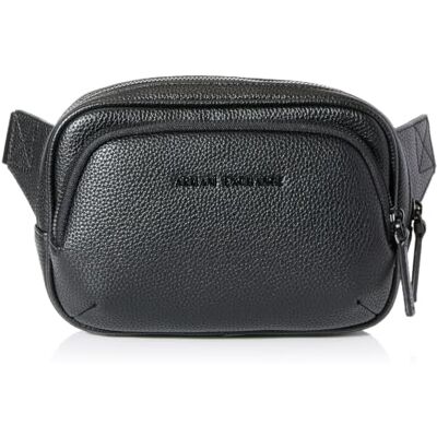 Armani Exchange , Men's Madrid, sustainable, embossed logo, Waistbag, Black, One size Armani Exchange , Men's Madrid, sustainable, embossed logo, Waistbag, Black, One size