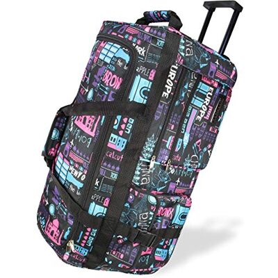 normani Stabile Reisetasche Trolley Big Size XL 80-150 Liter mit 2 Rollen –Robust und wasserabweisend Leichter Reisetrolley XL Tasche NEU Verschiedene Größen Europe / 80 Liter XXL normani Stabile Reisetasche Trolley Big Size XL 80-150 Liter mit 2 Rollen –Robust und wasserabweisend Leichter Reisetrolley XL Tasche NEU Verschiedene Größen Europe / 80 Liter XXL