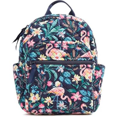 Vera Bradley Kleiner Damenrucksack aus Baumwolle, Einheitsgröße Vera Bradley Kleiner Damenrucksack aus Baumwolle, Einheitsgröße