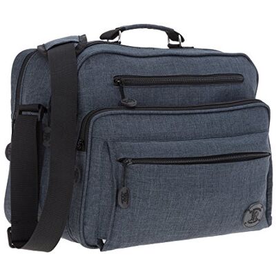Elephant Flugumhänger Genuine Tasche Arbeitstasche Reisetasche Q 3474 + Flasche (Querformat 3474 Dunkelgrau) Elephant Flugumhänger Genuine Tasche Arbeitstasche Reisetasche Q 3474 + Flasche (Querformat 3474 Dunkelgrau)