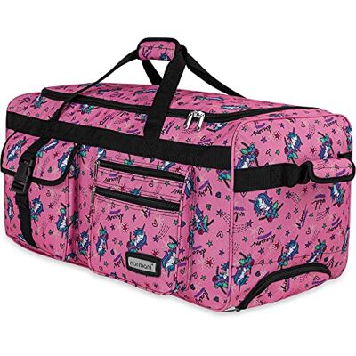 normani Stabile Reisetasche Trolley Big Size XL 80-150 Liter mit 2 Rollen –Robust und wasserabweisend Leichter Reisetrolley XL Tasche NEU Verschiedene Größen Einhorn Pink / 80 Liter XXL normani Stabile Reisetasche Trolley Big Size XL 80-150 Liter mit 2 Rollen –Robust und wasserabweisend Leichter Reisetrolley XL Tasche NEU Verschiedene Größen Einhorn Pink / 80 Liter XXL