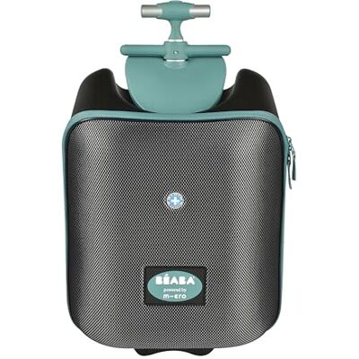 Béaba & Micro Mobility, 2 In 1 Kinder Kabinenkoffer Mit Sitz, Ab 4 Jahre, Evolutiv, Große Öffnung, 22L Kapazität, Mehrere Fächer, Praktisch, Luggage Eazy, Blau Béaba & Micro Mobility, 2 In 1 Kinder Kabinenkoffer Mit Sitz, Ab 4 Jahre, Evolutiv, Große Öffnung, 22L Kapazität, Mehrere Fächer, Praktisch, Luggage Eazy, Blau