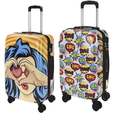 WELL HOME MOBILIARIO & DECORACIÓN Well Home Set mit 2 ABS-Trolleys von 20'' und 24'' WELL HOME MOBILIARIO & DECORACIÓN Well Home Set mit 2 ABS-Trolleys von 20'' und 24''
