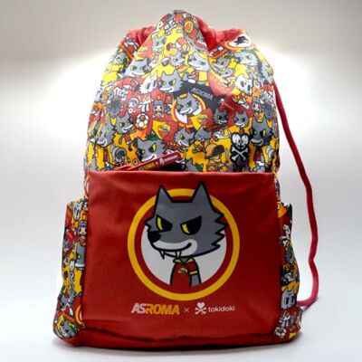 AS Roma Schultasche Asroma – Gym Sack Asrom Mascotte Tokidoki Romolo AS Roma Schultasche Asroma – Gym Sack Asrom Mascotte Tokidoki Romolo
