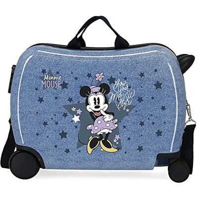 Disney Minnie Style Blue Kinderkoffer 50 x 39 x 20 cm starres ABS-Seitenkombinationsschloss 34 l 1,8 kg 4 Rollen Handgepäck Disney Minnie Style Blue Kinderkoffer 50 x 39 x 20 cm starres ABS-Seitenkombinationsschloss 34 l 1,8 kg 4 Rollen Handgepäck