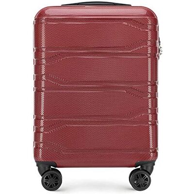 WITTCHEN Koffer – Handgepäck hartschalen, Material: polycarbonat hochwertiger und Stabiler Rot 38x20x53 cm WITTCHEN Koffer – Handgepäck hartschalen, Material: polycarbonat hochwertiger und Stabiler Rot 38x20x53 cm