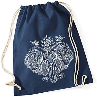 Autiga Turnbeutel Elefant Mandala Muster Hipster Beutel Tasche Jutebeutel Elephant Gymsac Stringbag Drawstring Navy Autiga Turnbeutel Elefant Mandala Muster Hipster Beutel Tasche Jutebeutel Elephant Gymsac Stringbag Drawstring Navy