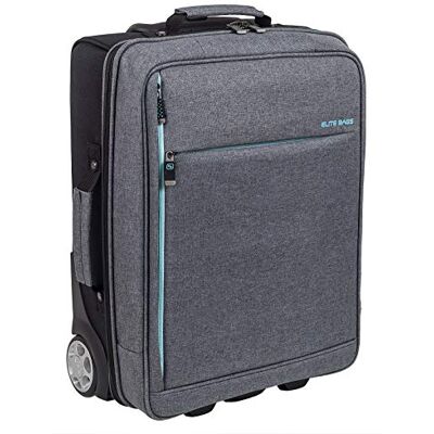 ELITE BAGS HOVI Pflegetrolley grau bitone für die ambulante Pflege ELITE BAGS HOVI Pflegetrolley grau bitone für die ambulante Pflege