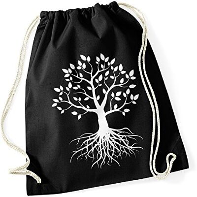 Autiga Hipster Turnbeutel Lebensbaum Tree of Life Baum des Lebens Geschenk Gymsac Schwarz unisize Autiga Hipster Turnbeutel Lebensbaum Tree of Life Baum des Lebens Geschenk Gymsac Schwarz unisize