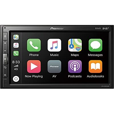 Pioneer SPH-EVO62DAB-UNI Mediacenter für 1-DIN Schacht – 6,8-Zoll Touchscreen, 1,5A Quick-Charging USB, Apple CarPlay, Android Auto, DAB/DAB+ Digitalradio, Bluetooth, 13-Band-Equalizer Pioneer SPH-EVO62DAB-UNI Mediacenter für 1-DIN Schacht – 6,8-Zoll Touchscreen, 1,5A Quick-Charging USB, Apple CarPlay, Android Auto, DAB/DAB+ Digitalradio, Bluetooth, 13-Band-Equalizer