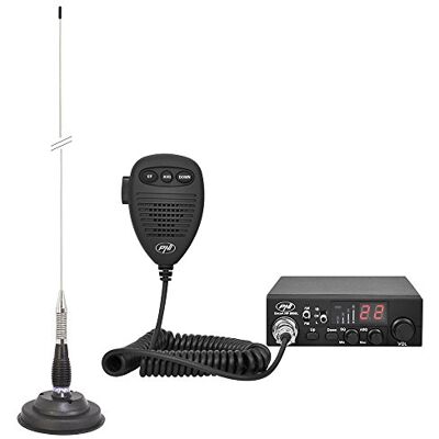 PNI CB funkgerät Kit CB Escort HP 8000L ASQ + CB-Antenne ML100, Zigarettenanzünder-Stecker im Lieferumfang enthalten PNI CB funkgerät Kit CB Escort HP 8000L ASQ + CB-Antenne ML100, Zigarettenanzünder-Stecker im Lieferumfang enthalten