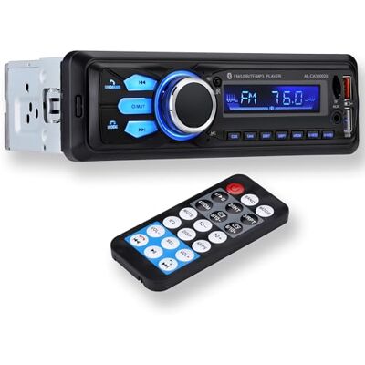 Altaudia Autoradio Auto 1 DIN 4x45W Bluetooth 5.0, AUX-Funktion, MP3-Player und x2 USB, FM, Freisprechfunktion, 7 Farben, Fernbedienung, Speicherfunktion, LCD-Display, iOS & Android Altaudia Autoradio Auto 1 DIN 4x45W Bluetooth 5.0, AUX-Funktion, MP3-Player und x2 USB, FM, Freisprechfunktion, 7 Farben, Fernbedienung, Speicherfunktion, LCD-Display, iOS & Android