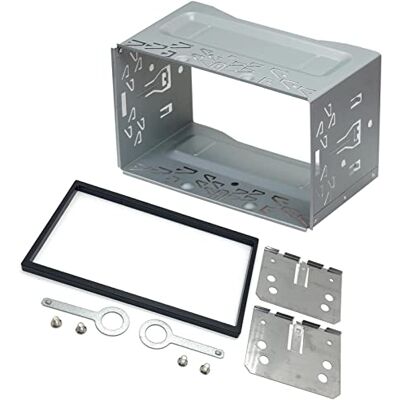 Sound Way Sound-Way 2 DIN doppel DIN Autoradio Radioblende Radiorahmen Metallrahmen Halterung Faszienmontageset Rahmen mit Universal Metallisch Dashboard, Schlüssel Auto Radio Auto DVD Player GPS Navigation Sound Way Sound-Way 2 DIN doppel DIN Autoradio Radioblende Radiorahmen Metallrahmen Halterung Faszienmontageset Rahmen mit Universal Metallisch Dashboard, Schlüssel Auto Radio Auto DVD Player GPS Navigation