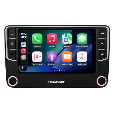 Blaupunkt Wolfsburg 648, Car Multimedia, CAN-Bus Anbindung, 7“ Touchscreen, CarPlay + Android Auto, DAB+, Bluetooth, Freisprecheinrichtung, USB, Aux-Eingang, Rückfahrkamera, 4x45Watt, 12V Blaupunkt Wolfsburg 648, Car Multimedia, CAN-Bus Anbindung, 7“ Touchscreen, CarPlay + Android Auto, DAB+, Bluetooth, Freisprecheinrichtung, USB, Aux-Eingang, Rückfahrkamera, 4x45Watt, 12V