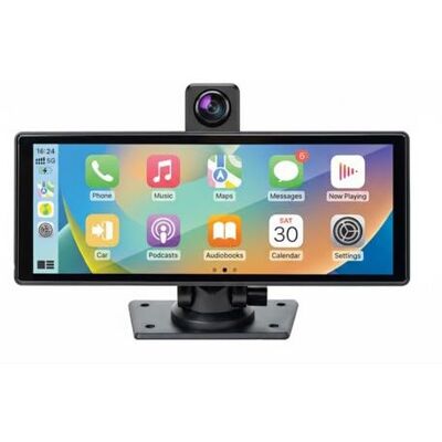 PNI Automonitor mit DVR D1026 10,26 Zoll, kabelloses Carplay, Navigation, Musik, Freisprecheinrichtung, Bluetooth, FM-Sender PNI Automonitor mit DVR D1026 10,26 Zoll, kabelloses Carplay, Navigation, Musik, Freisprecheinrichtung, Bluetooth, FM-Sender