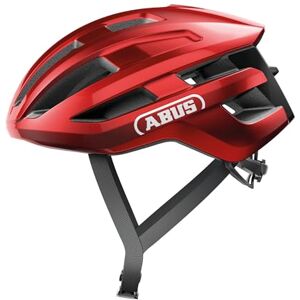 Abus Rennradhelm PowerDome leichter Fahrradhelm mit cleverem Belüftungssystem und aerodynamischem Profil Made in Italy für Damen und Herren Rot, Größe M Abus Rennradhelm PowerDome leichter Fahrradhelm mit cleverem Belüftungssystem und aerodynamischem Profil Made in Italy für Damen und Herren Rot, Größe M