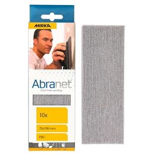 Mirka Abranet Netz-Schleifstreifen 70x198 mm Klett/Korn P80 / 10 Stk/zum Schleifen von Holz, Spachtel, Lack, Kunststoff / AE150F1080 Mirka Abranet Netz-Schleifstreifen 70x198 mm Klett/Korn P80 / 10 Stk/zum Schleifen von Holz, Spachtel, Lack, Kunststoff / AE150F1080