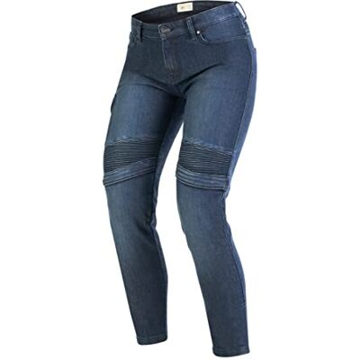 BROGER Ohio Lady Motorradjeans Damen Aramidfaser Futter SAS-Tec Knie-Hüft-Steißbein-Protectoren Reflektierende Elemente Tapered Fit BROGER Ohio Lady Motorradjeans Damen Aramidfaser Futter SAS-Tec Knie-Hüft-Steißbein-Protectoren Reflektierende Elemente Tapered Fit