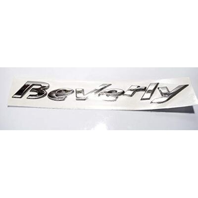 PIAGGIO Schriftzug Emblem, Edelstahl, Silber, für Motorrad, Beverly 125-500 PIAGGIO Schriftzug Emblem, Edelstahl, Silber, für Motorrad, Beverly 125-500