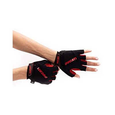 Ducati , Handschuhe Elektroroller, Gel, Halbfinger, Einheitsgröße, Schwarz, Fahrradzubehör Unisex Erwachsene, Schwarz, L Ducati , Handschuhe Elektroroller, Gel, Halbfinger, Einheitsgröße, Schwarz, Fahrradzubehör Unisex Erwachsene, Schwarz, L