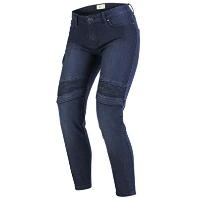 BROGER Ohio Lady Motorradjeans Damen Aramidfaser Futter SAS-Tec Knie-Hüft-Steißbein-Protektoren Reflektierende Elemente Tapered Fit BROGER Ohio Lady Motorradjeans Damen Aramidfaser Futter SAS-Tec Knie-Hüft-Steißbein-Protektoren Reflektierende Elemente Tapered Fit