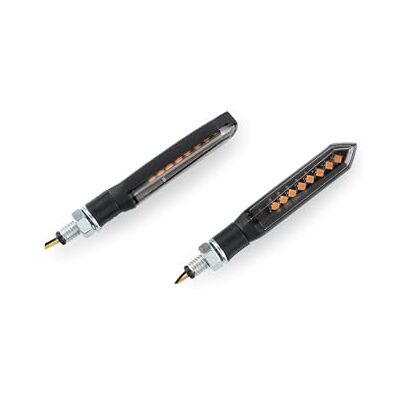 Puig 22343N Sequenzielle Blinker mit Zulassung, Schwarz Puig 22343N Sequenzielle Blinker mit Zulassung, Schwarz