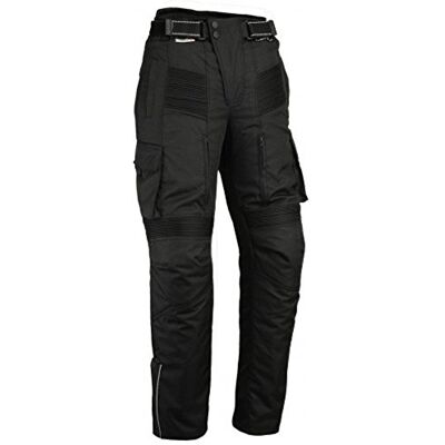 Bikers Gear Australia Bikers Gear Motorrad-Cargohose Protektoren nach CE-1621-1 Wasserdicht Cordura & Spandex Schwarz S W30/76cm L 32"/81cm Bikers Gear Australia Bikers Gear Motorrad-Cargohose Protektoren nach CE-1621-1 Wasserdicht Cordura & Spandex Schwarz S W30/76cm L 32"/81cm