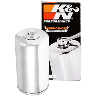 K&N Motorrad-Ölfilter: Hochleistung, Premium, für die Verwendung mit synthetischen oder konventionellen Ölen konzipiert: Passend für ausgewählte Harley-Davidson-Motorräder, KN-173C K&N Motorrad-Ölfilter: Hochleistung, Premium, für die Verwendung mit synthetischen oder konventionellen Ölen konzipiert: Passend für ausgewählte Harley-Davidson-Motorräder, KN-173C