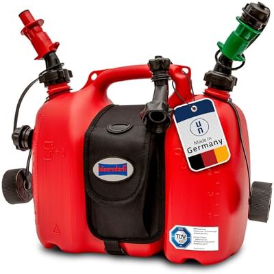 Hünersdorff 805062 PROFI Doppelkanister - Kraftstoff & Öl, 6 + 3L Hünersdorff 805062 PROFI Doppelkanister - Kraftstoff & Öl, 6 + 3L