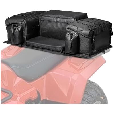 VEVOR ATV Heckaufbewahrungstasche Hecktasche Heckfrachttasche (50 L) mit Schwamm-Sitzkissen & Flaschenhalter, Rücksitz-Ausrüstungstasche, passend für die meisten ATVs UTVs mit Gepäckträger VEVOR ATV Heckaufbewahrungstasche Hecktasche Heckfrachttasche (50 L) mit Schwamm-Sitzkissen & Flaschenhalter, Rücksitz-Ausrüstungstasche, passend für die meisten ATVs UTVs mit Gepäckträger
