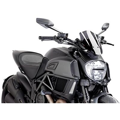 Puig Dunkelgraue Verkleidung - Ducati 1200 Diavel 2014-2018 Puig Dunkelgraue Verkleidung - Ducati 1200 Diavel 2014-2018