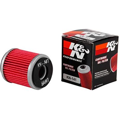 K&N Powersports Ölfilter Kartusche 38x46mm kompatibel mit Beta, Yamaha, Fantic, HM Moto, MBK, TM, Rieju, Gas Gas (KN-141) Rot Fitment K&N Powersports Ölfilter Kartusche 38x46mm kompatibel mit Beta, Yamaha, Fantic, HM Moto, MBK, TM, Rieju, Gas Gas (KN-141) Rot Fitment