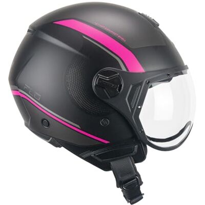 CGM 167 FLO Fucsia fluo opak Jet Motorradhelm - Motorradhelm CGM 167 FLO Fucsia fluo opak Jet Motorradhelm - Motorradhelm