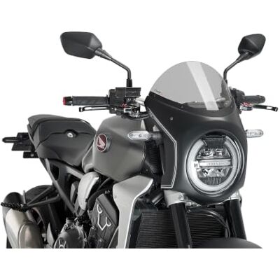 Puig Halbscheibe 3133W Schwarz Matt Transparent - Semi-Fairing Puig Halbscheibe 3133W Schwarz Matt Transparent - Semi-Fairing