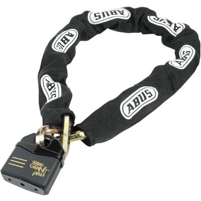 Abus Schloss-Ketten-Kombi GRANIT™ Power Chain 37RK/80 14KS Black Loop – Kettenschloss für Motorräder und Bootstrailer – Sicherheitslevel 20 Abus Schloss-Ketten-Kombi GRANIT™ Power Chain 37RK/80 14KS Black Loop – Kettenschloss für Motorräder und Bootstrailer – Sicherheitslevel 20