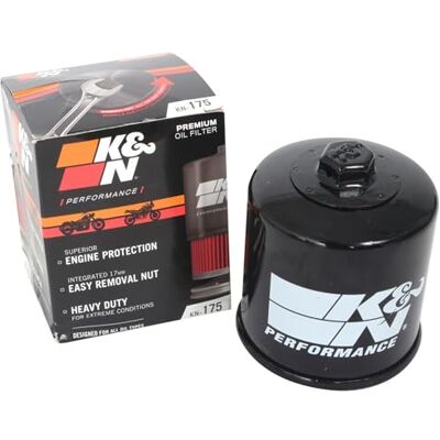 K&N Filters Ölfilter Motorölfilter Anschraubfilter KN-175 Kompatibel mit INDIAN MOTORCYCLES ROADMASTER, HARLEY-DAVIDSON MC STREET K&N Filters Ölfilter Motorölfilter Anschraubfilter KN-175 Kompatibel mit INDIAN MOTORCYCLES ROADMASTER, HARLEY-DAVIDSON MC STREET